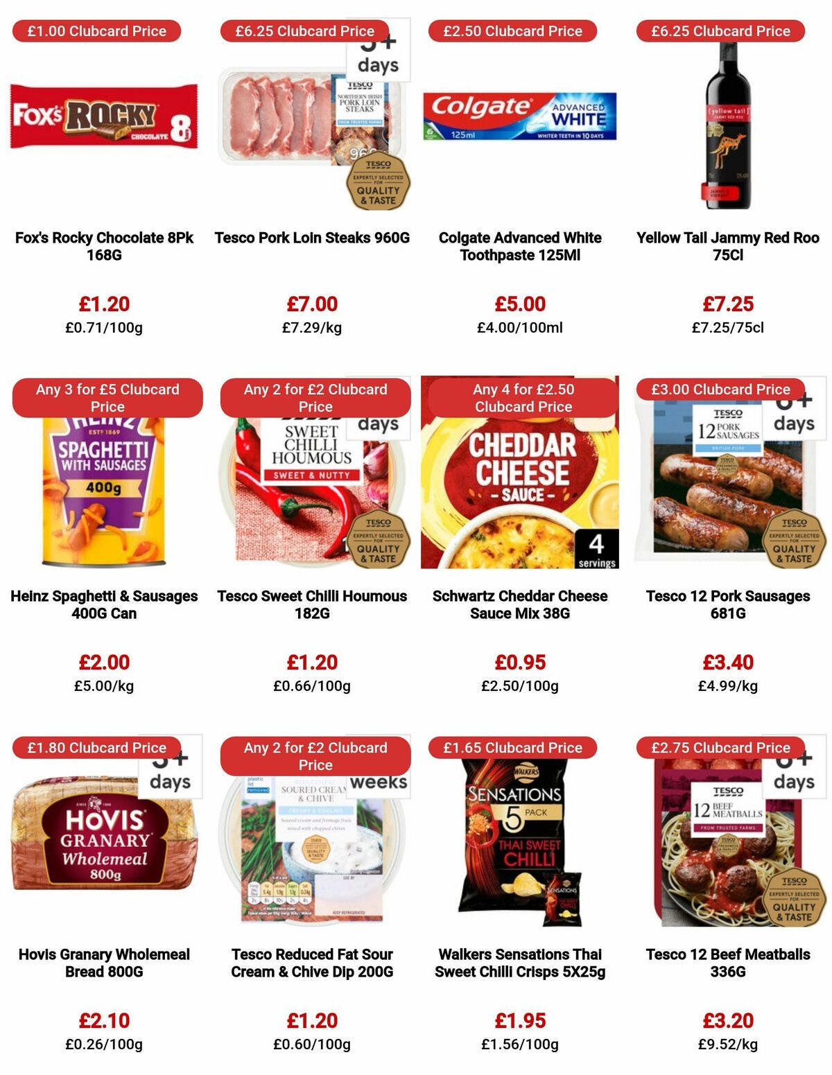 TESCO Offers from 6 July