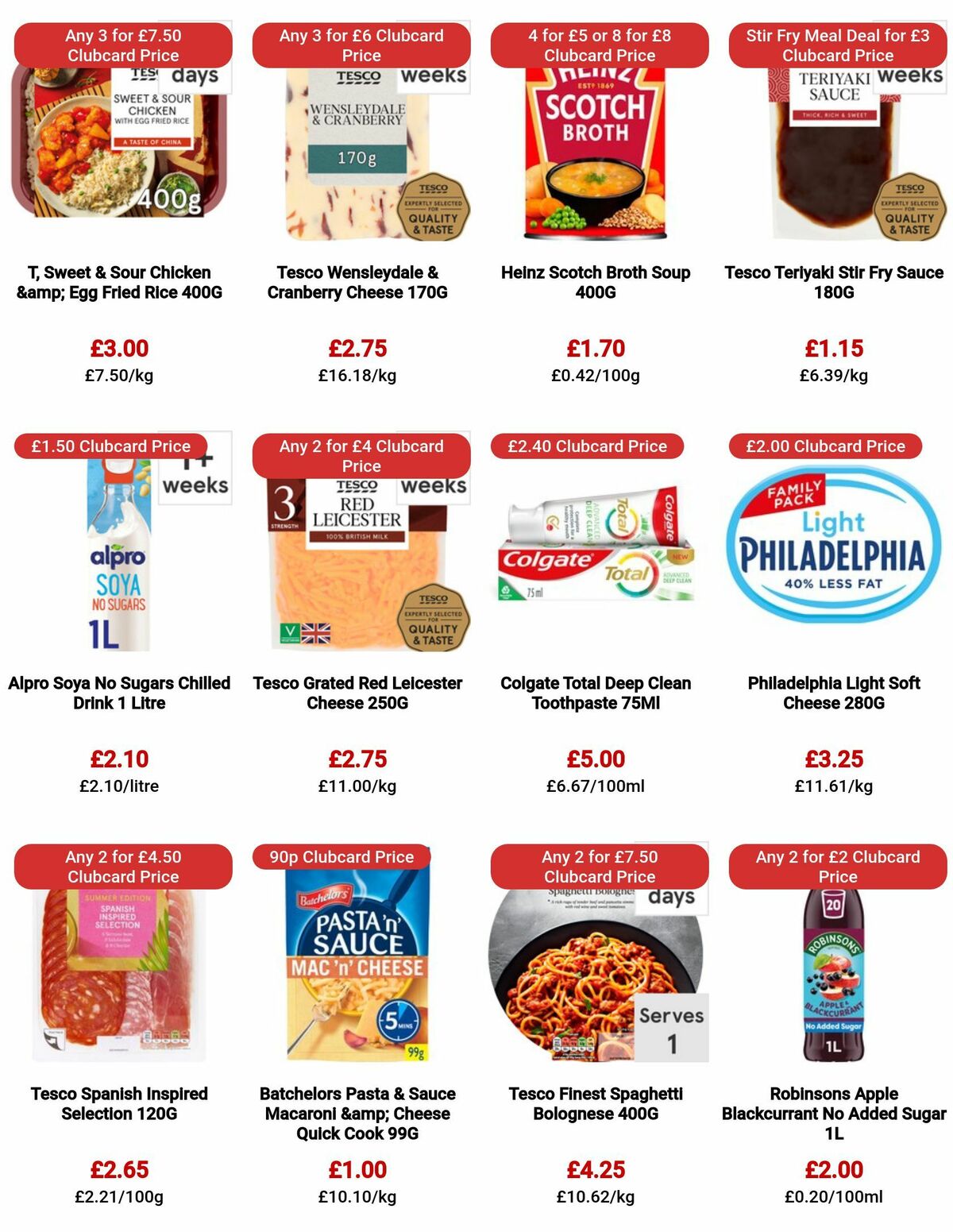 TESCO Offers from 6 July