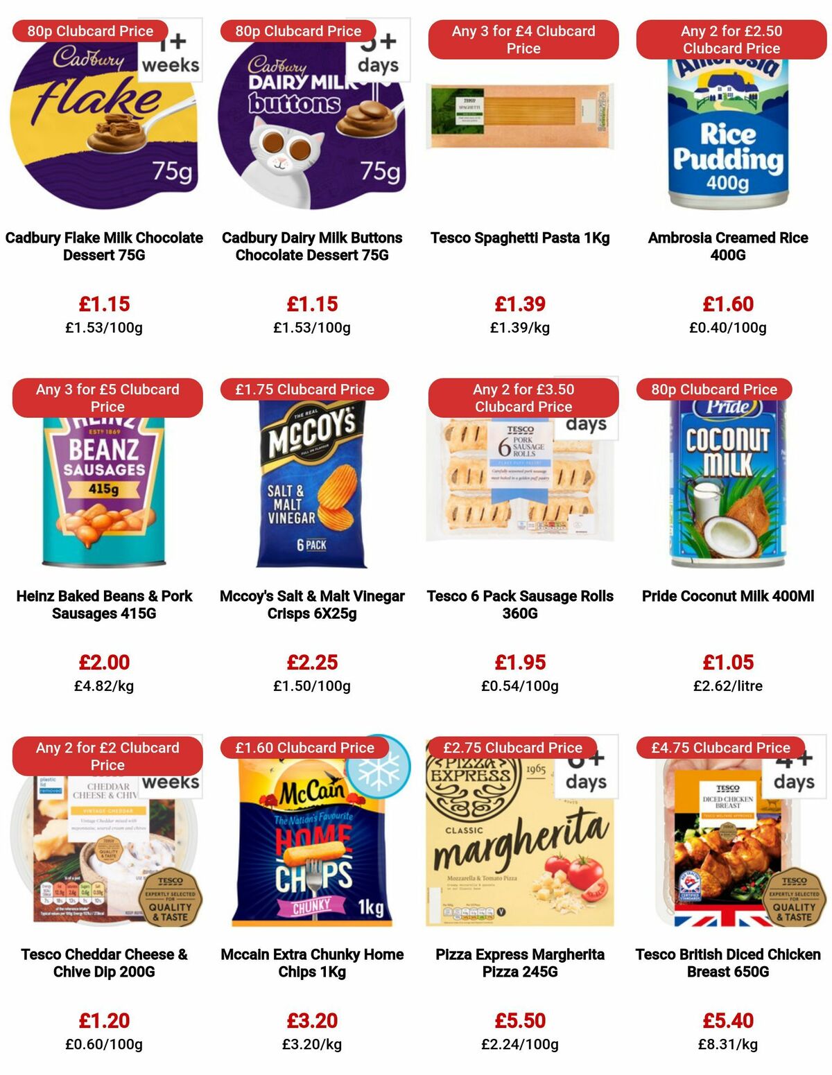 TESCO Offers from 13 July