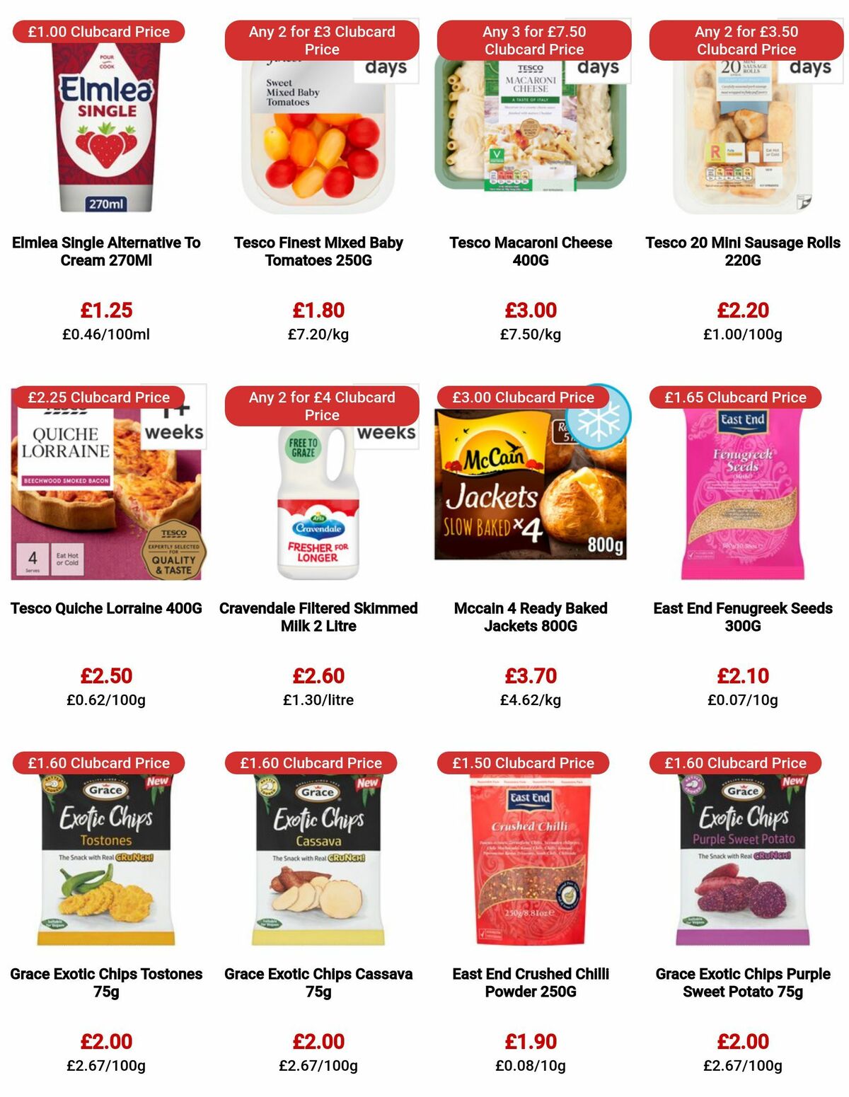 TESCO Offers from 13 July
