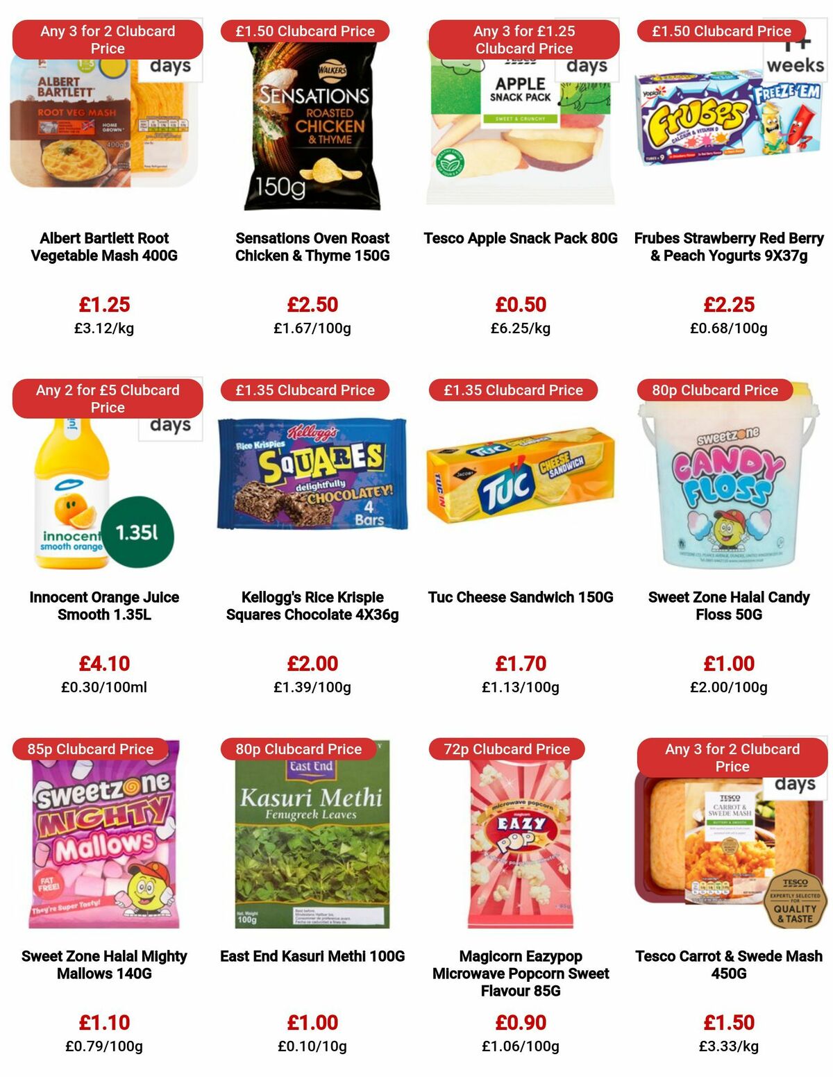 TESCO Offers from 13 July