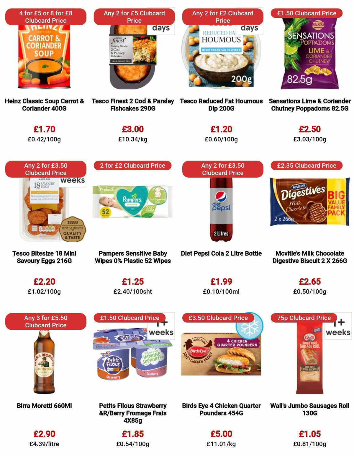 TESCO Offers from 13 July