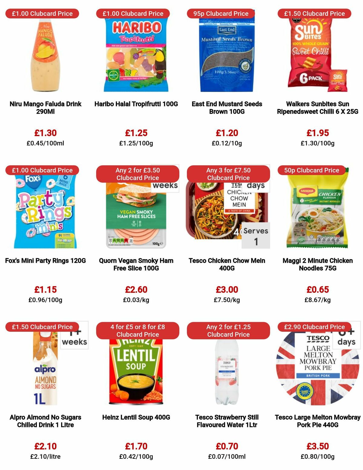 TESCO Offers from 13 July
