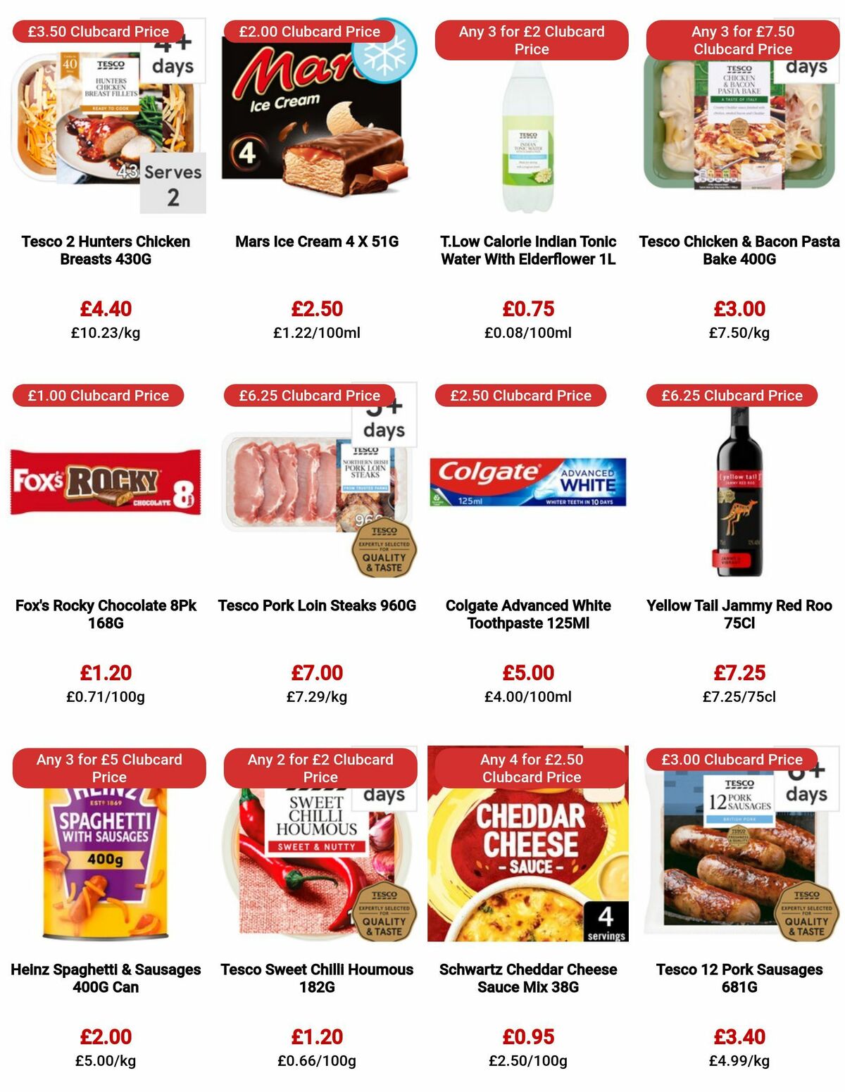 TESCO Offers from 13 July
