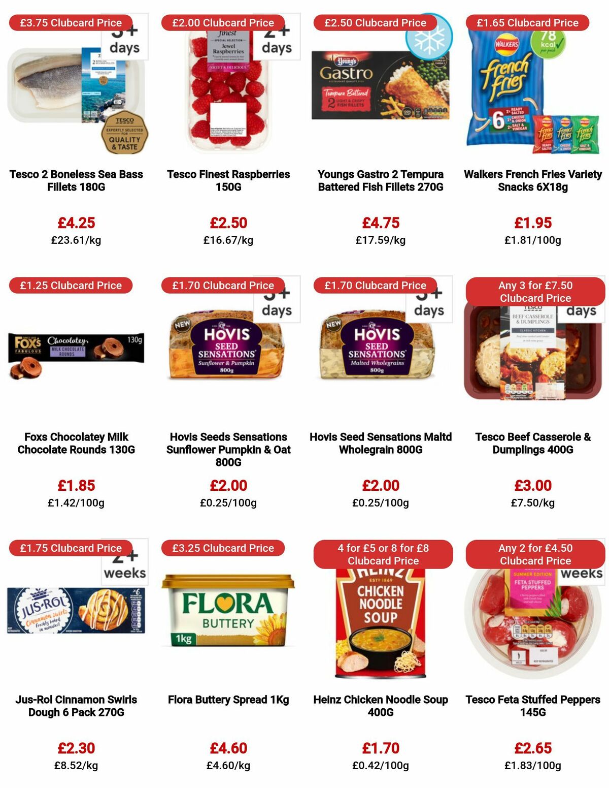 TESCO Offers from 13 July