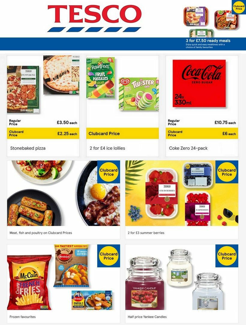 TESCO Offers from 20 July
