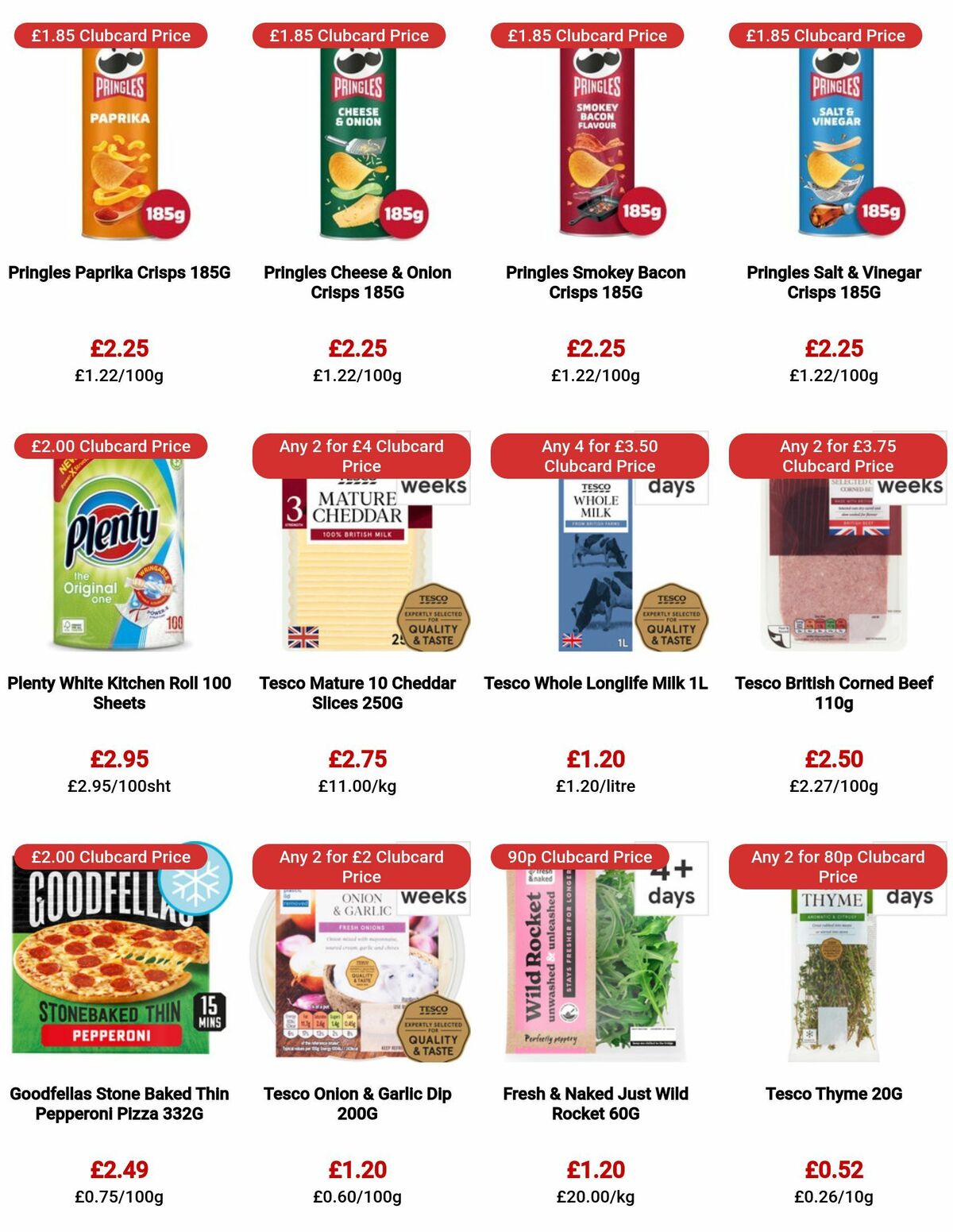TESCO Offers from 20 July