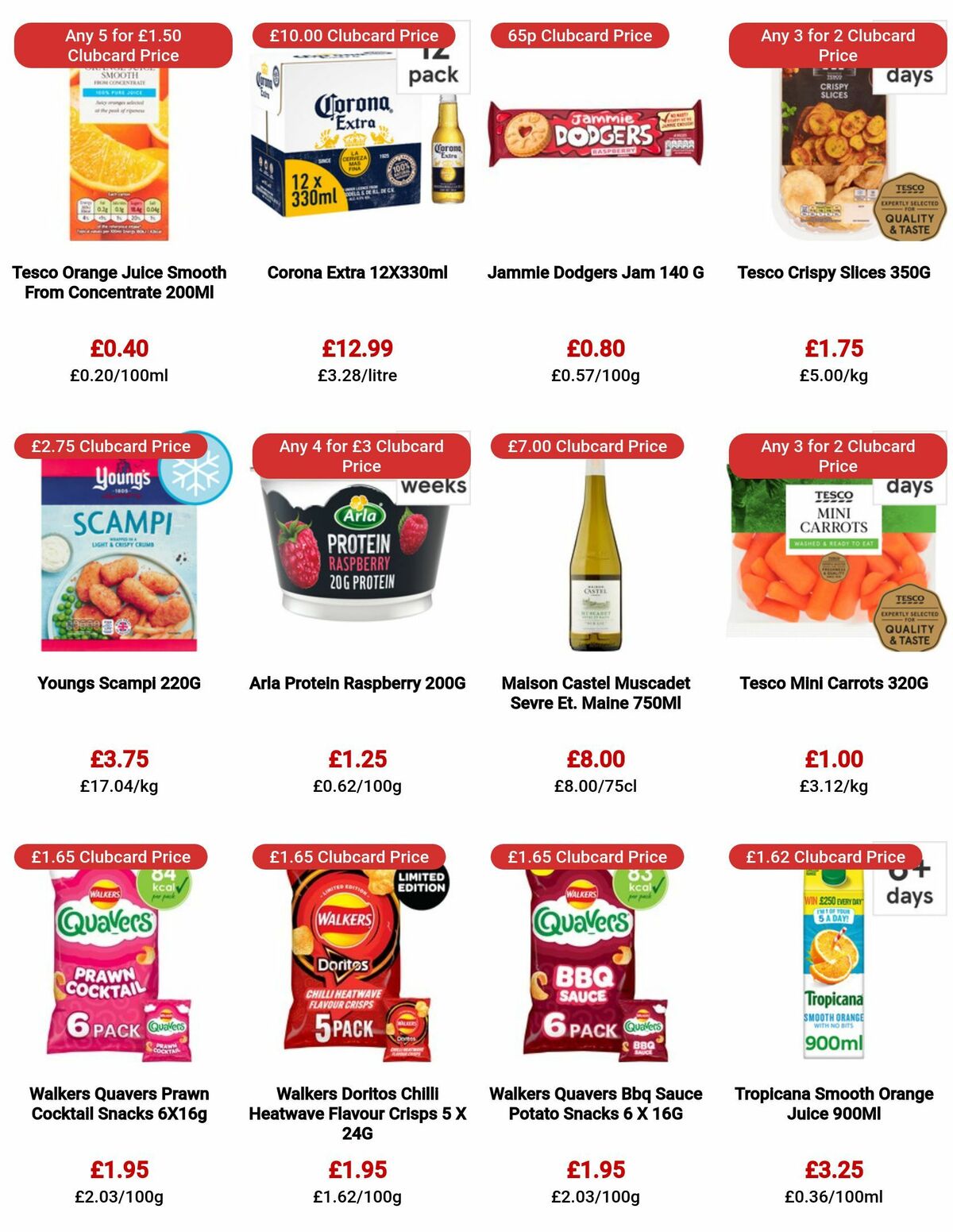 TESCO Offers from 20 July