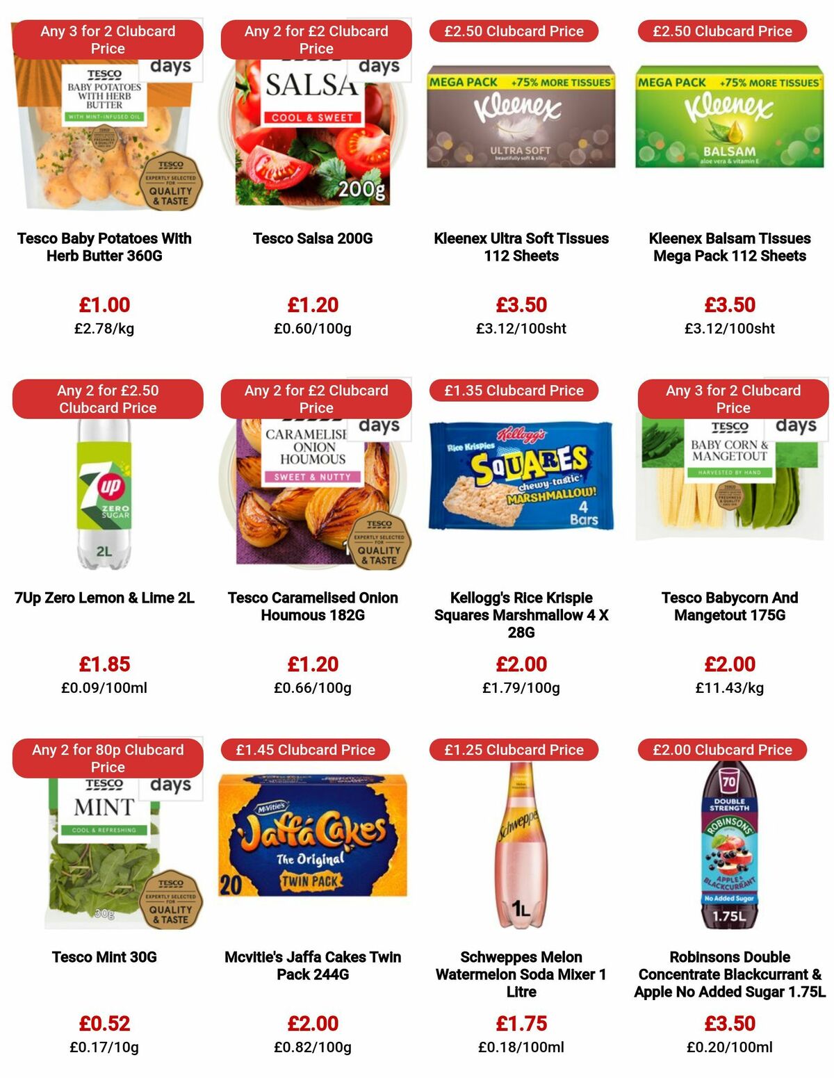 TESCO Offers from 20 July