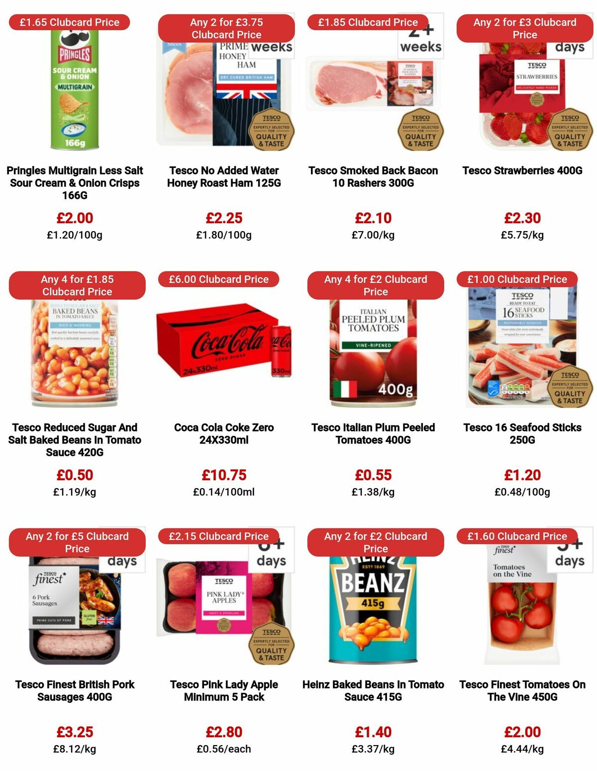 TESCO Offers from 20 July