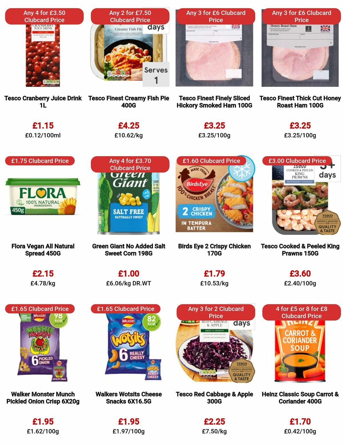 TESCO Offers from 20 July