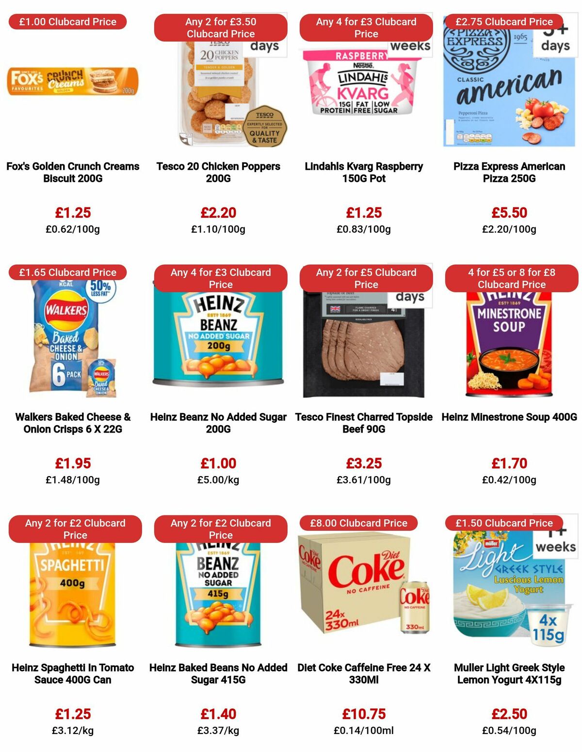 TESCO Offers from 20 July