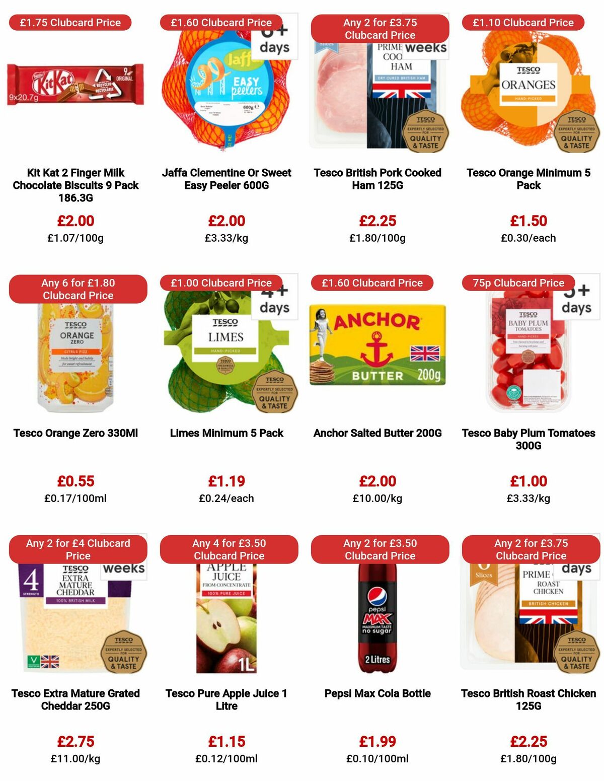 TESCO Offers from 20 July