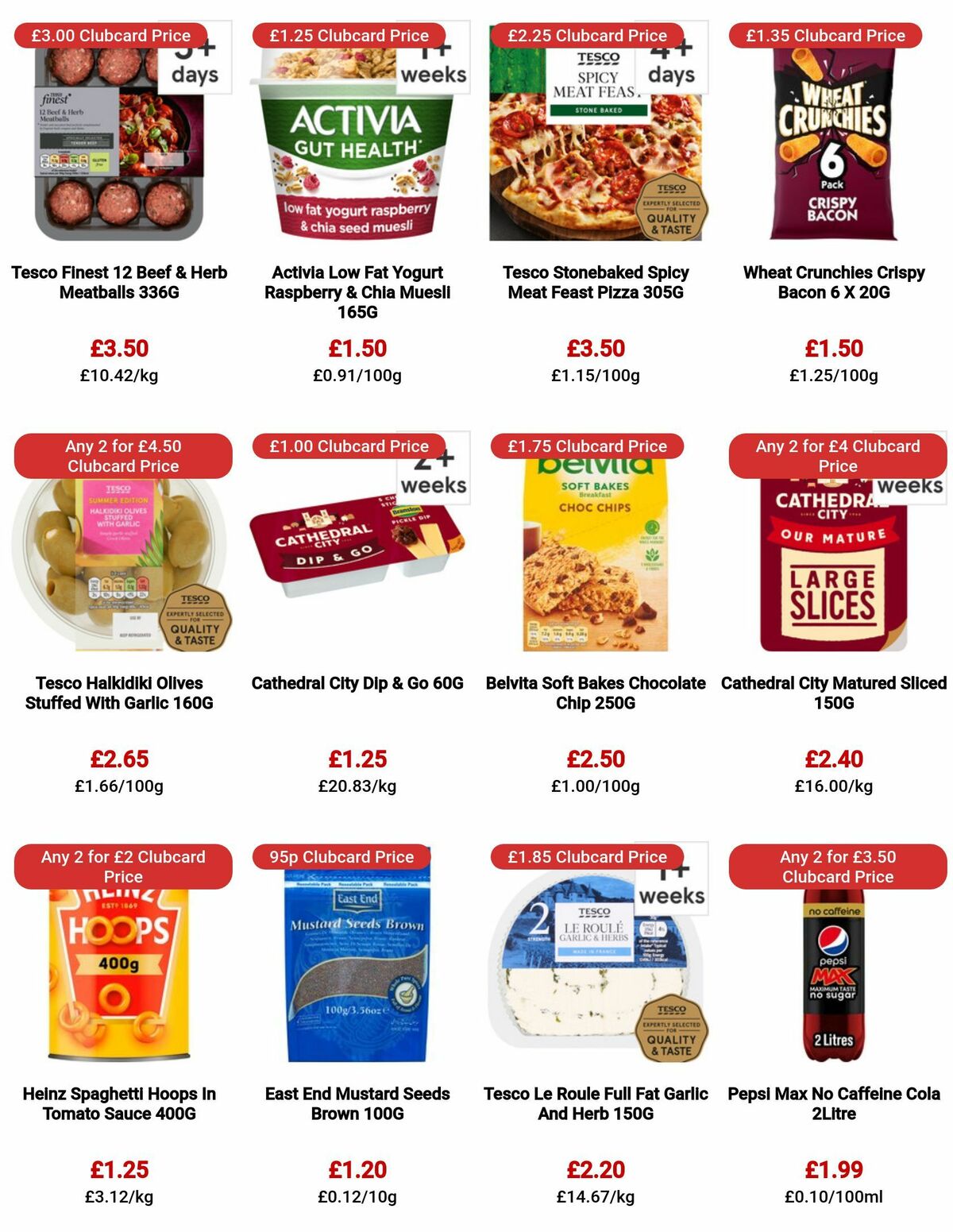 TESCO Offers from 20 July