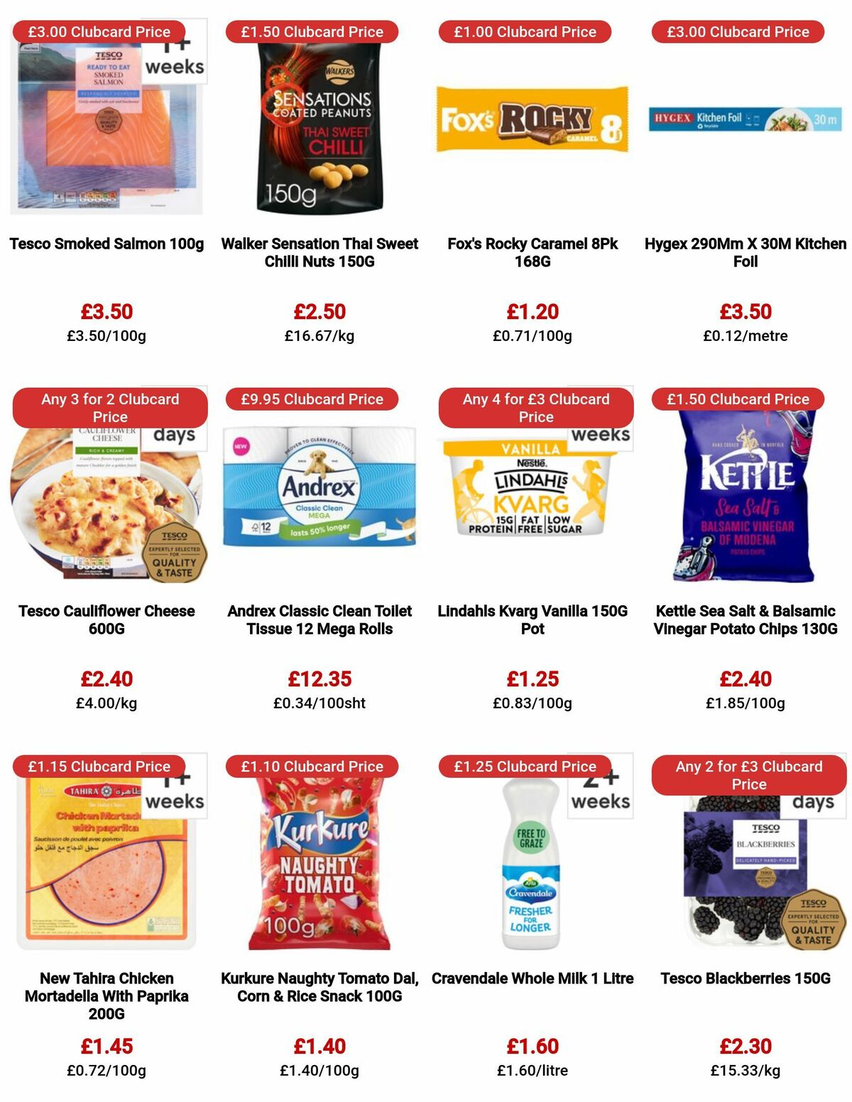 TESCO Offers from 20 July