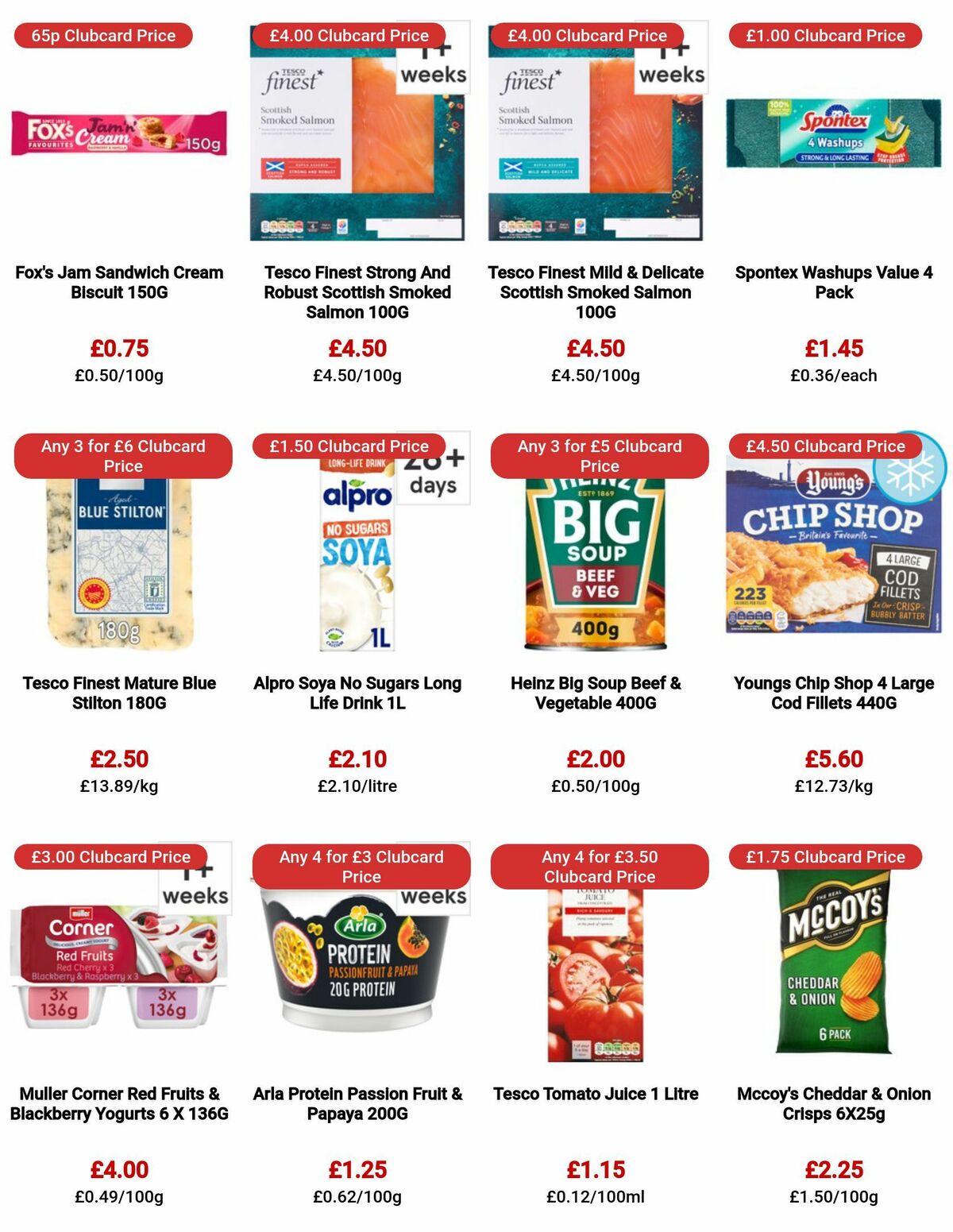 TESCO Offers from 20 July
