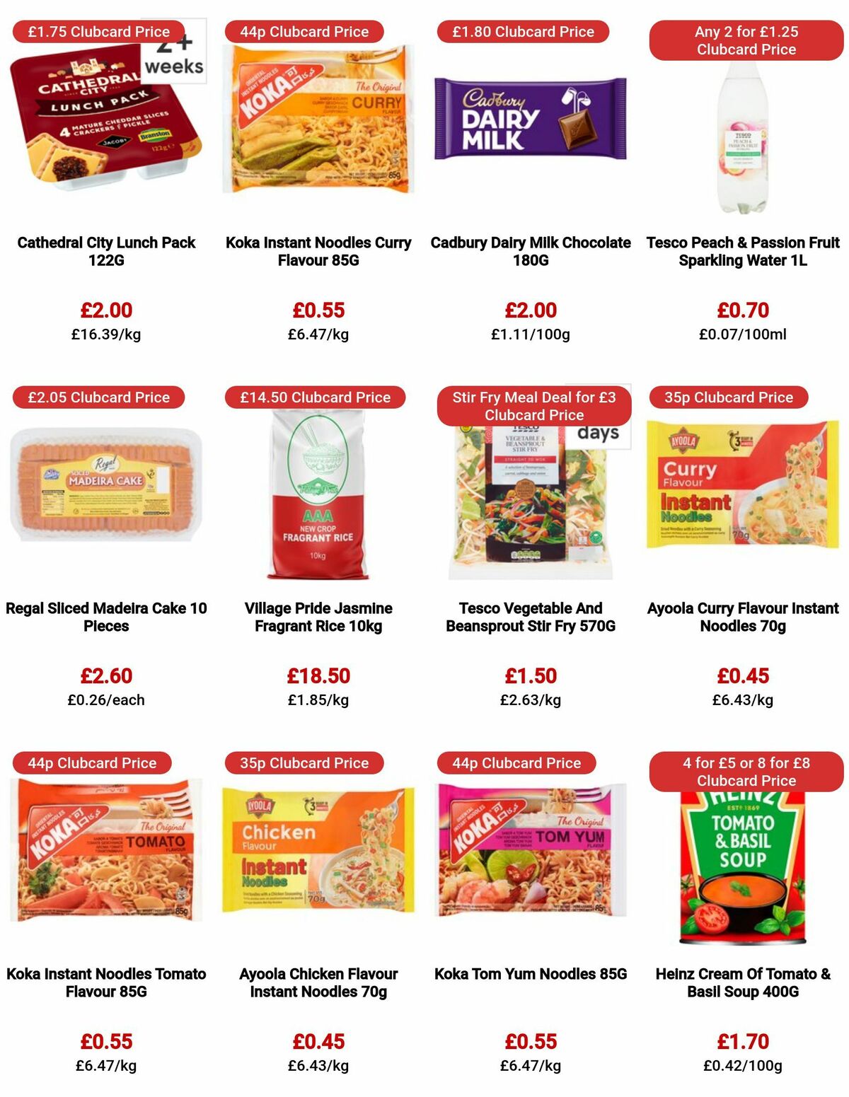 TESCO Offers from 20 July