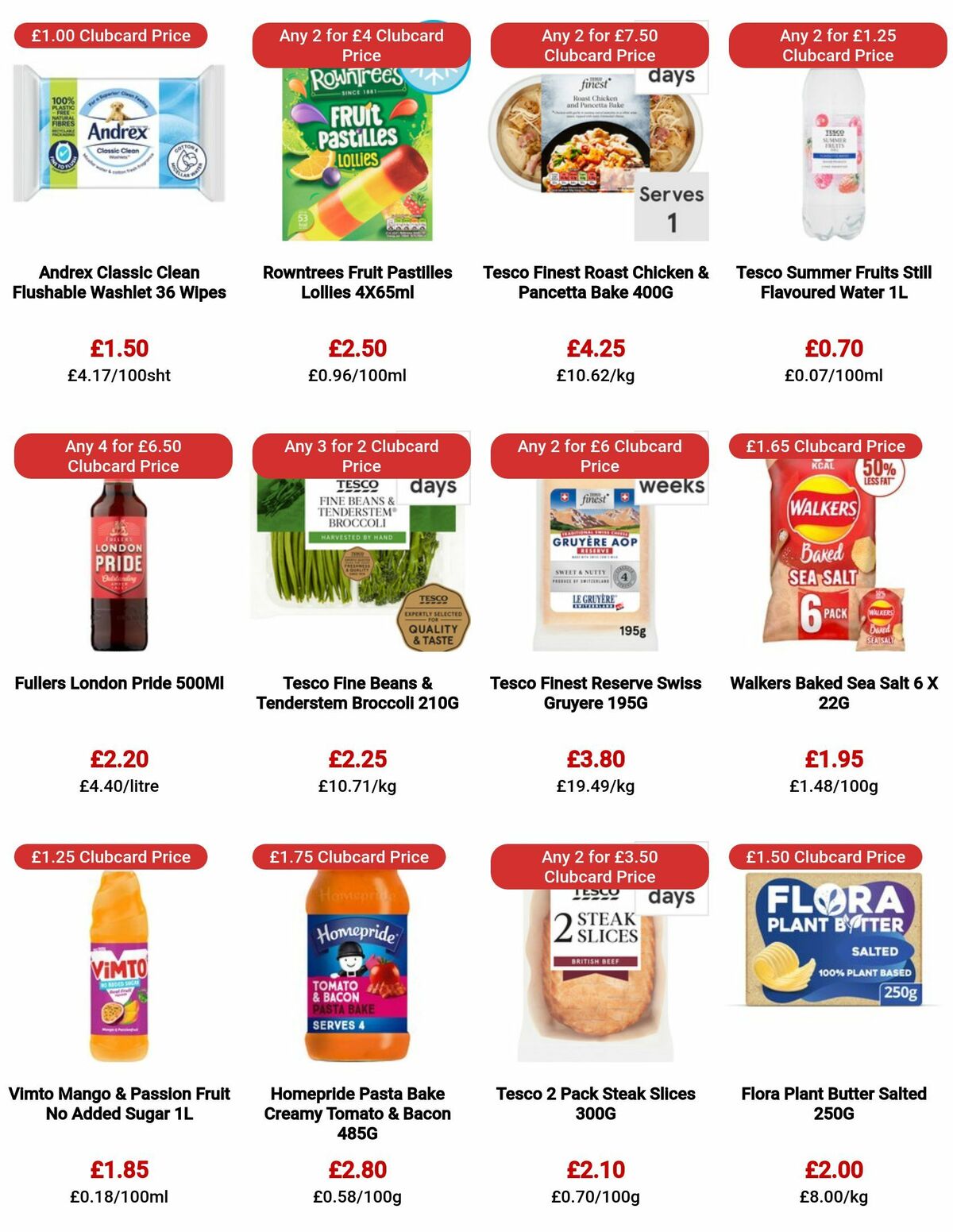 TESCO Offers from 20 July