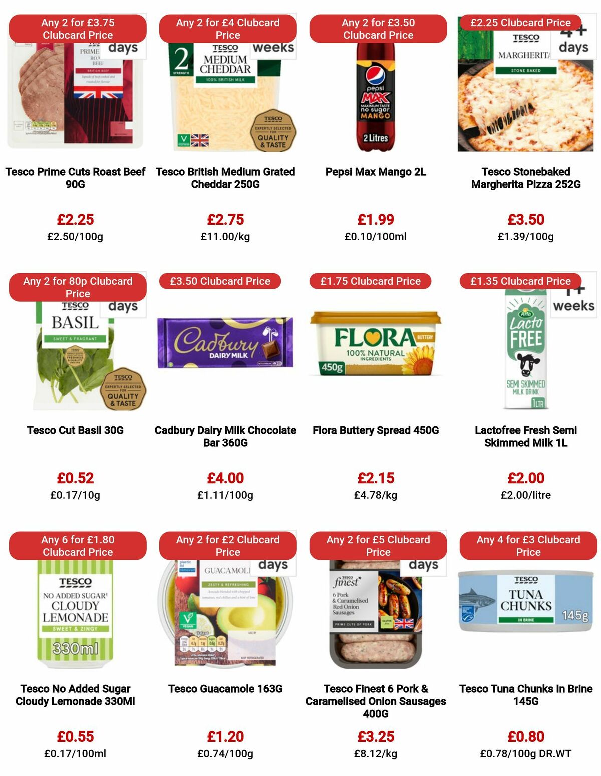 TESCO Offers from 20 July