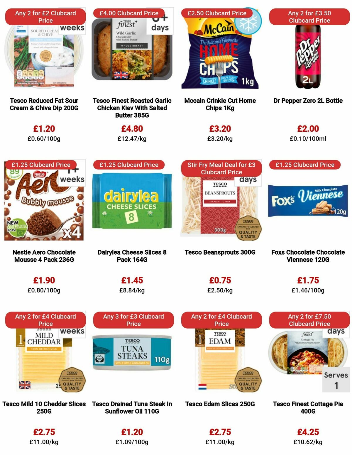 TESCO Offers from 3 August
