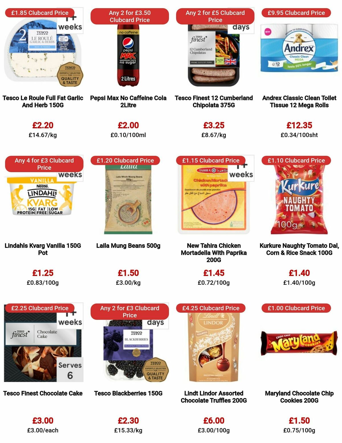 TESCO Offers from 3 August
