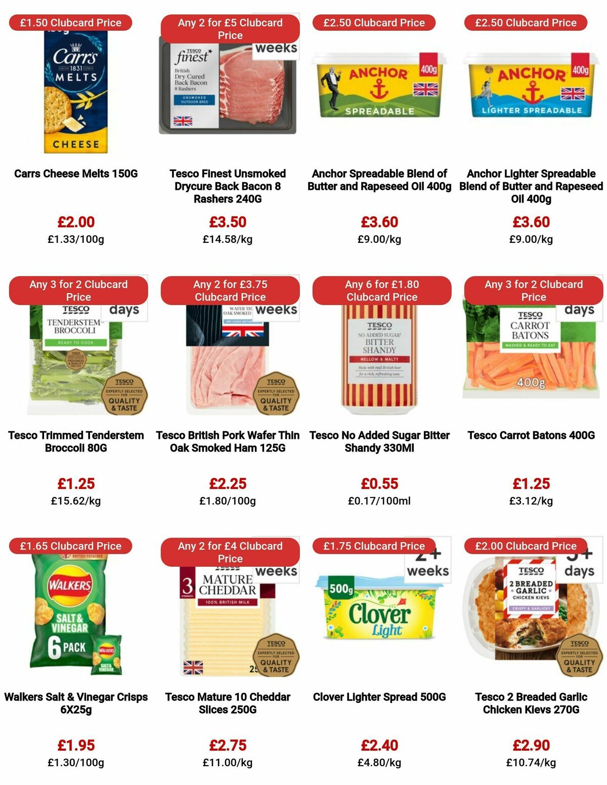 TESCO Offers from 10 August