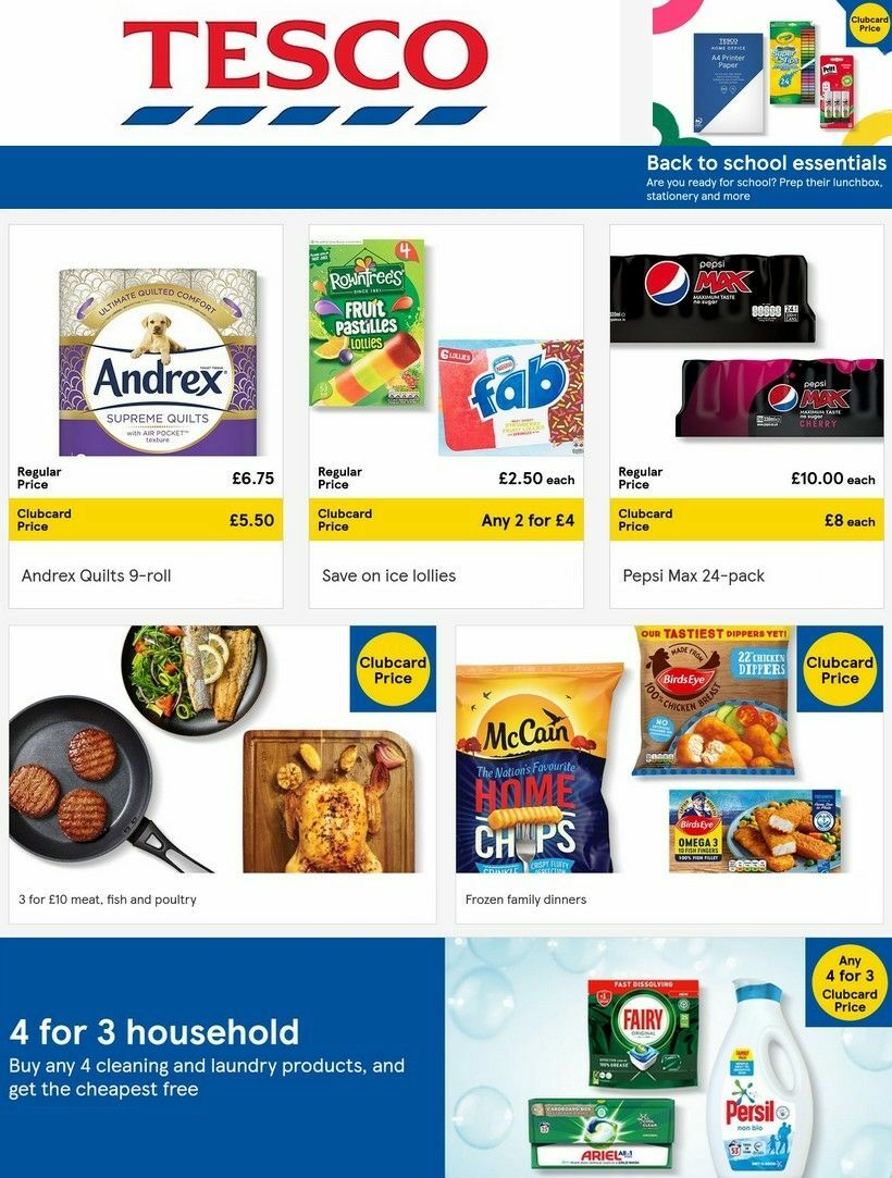 TESCO Offers from 17 August