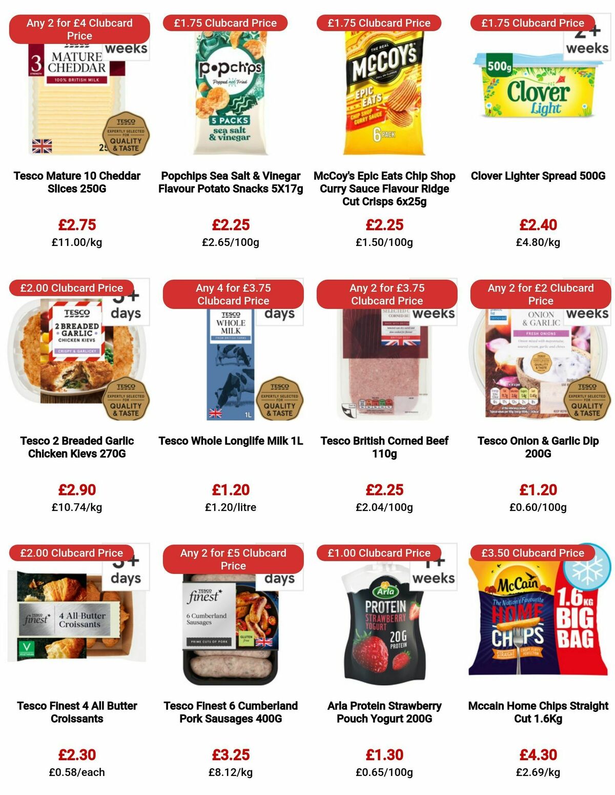 TESCO Offers from 17 August