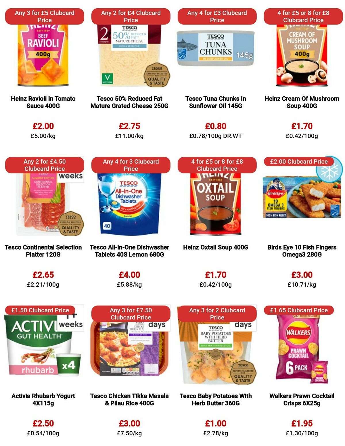 TESCO Offers from 17 August