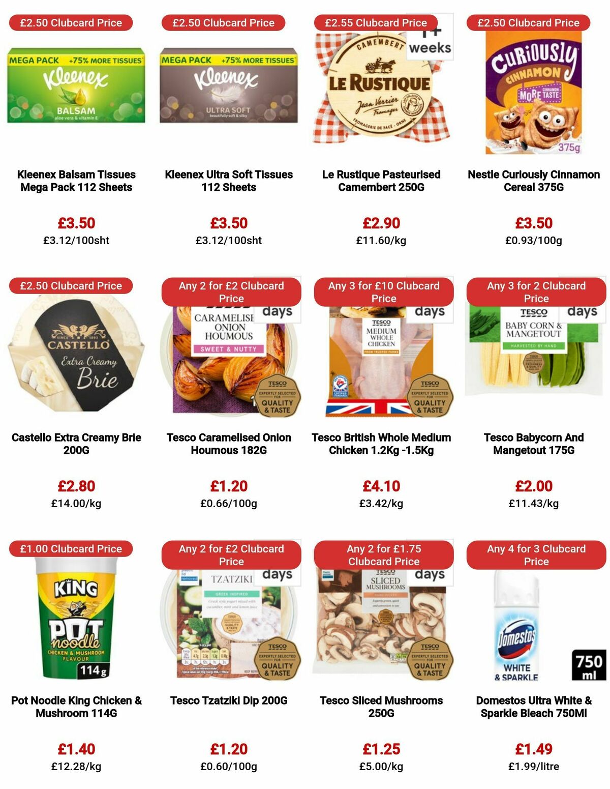 TESCO Offers from 17 August