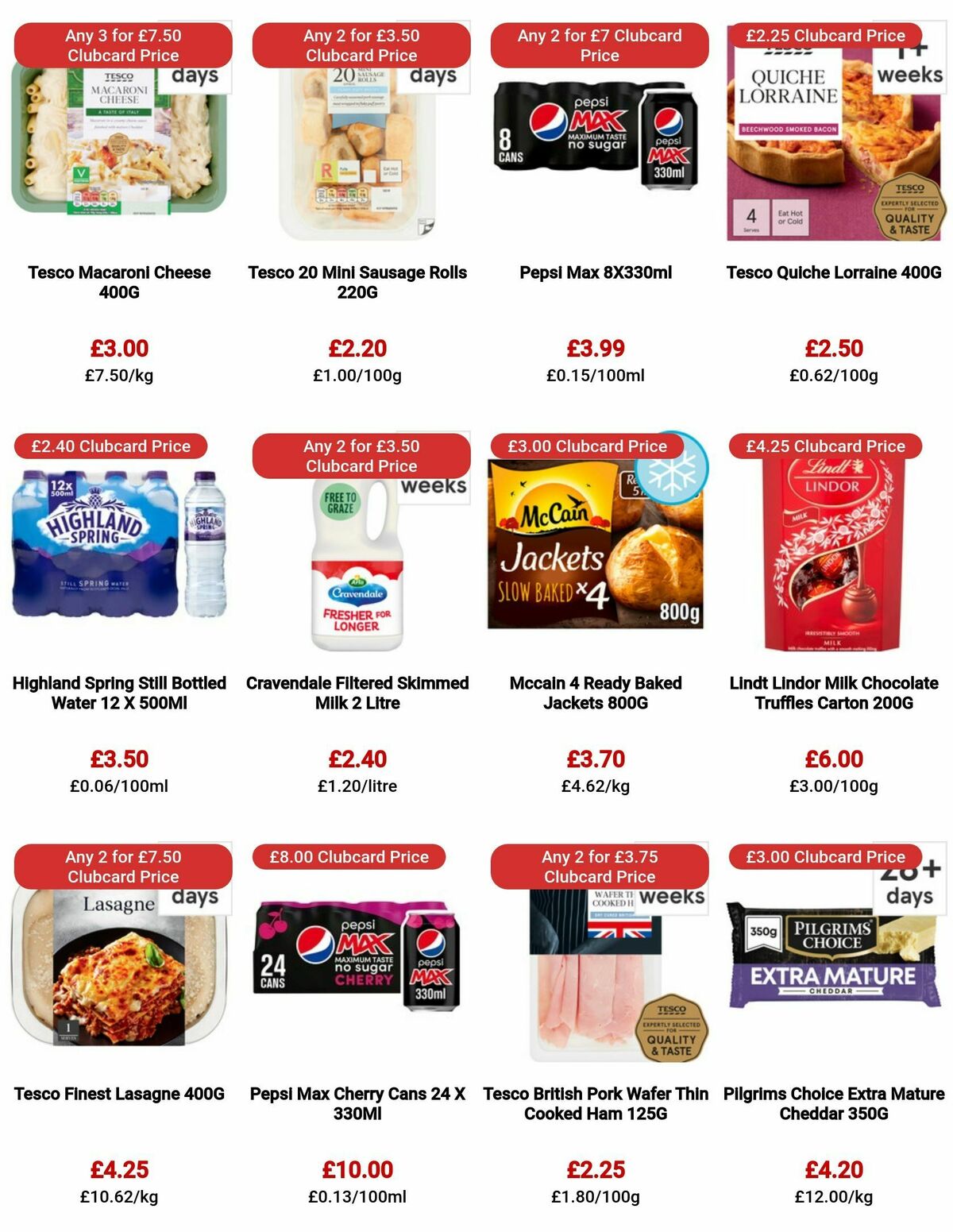TESCO Offers from 17 August