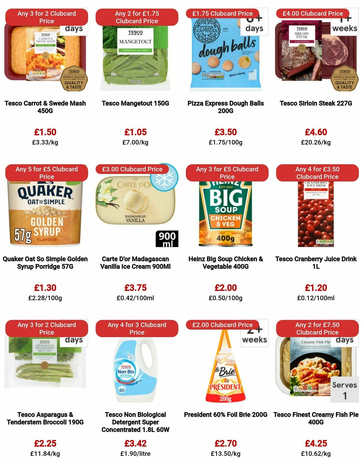 TESCO Offers from 17 August