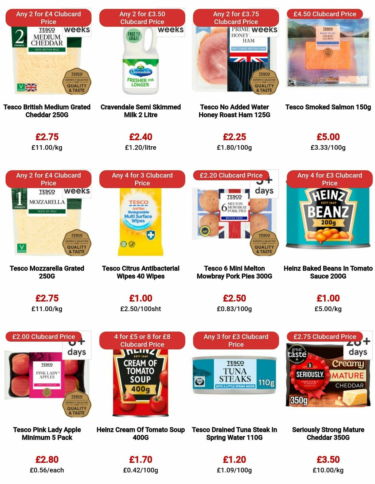 TESCO Offers from 17 August