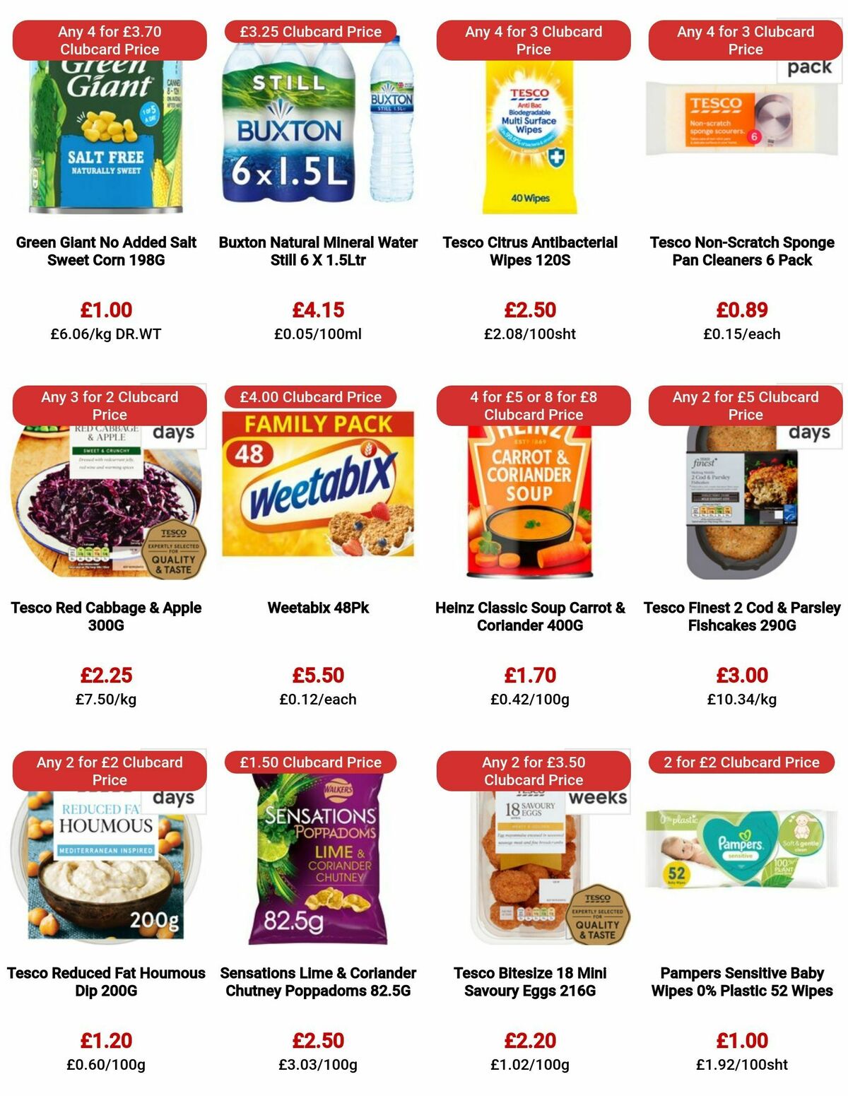 TESCO Offers from 17 August