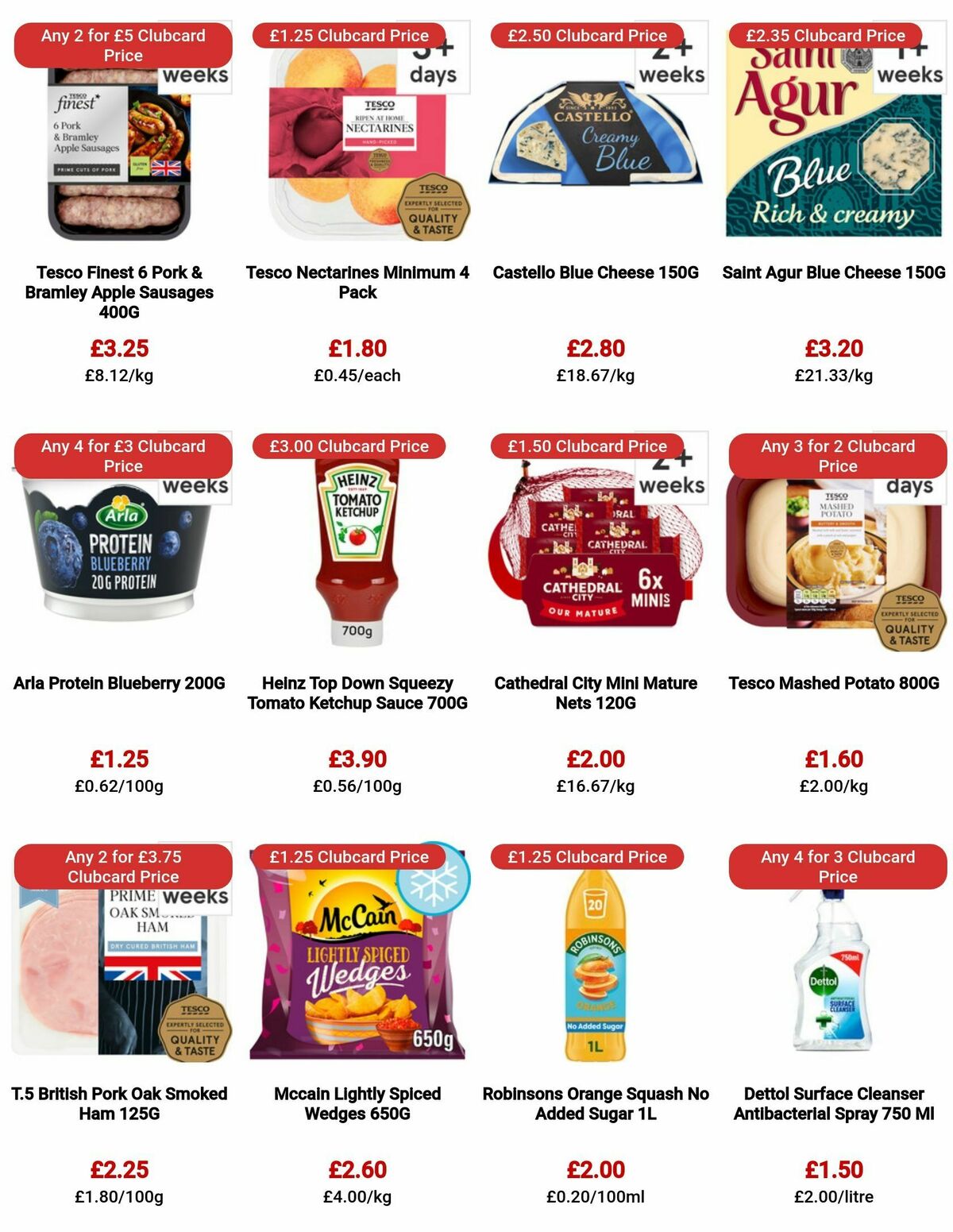 TESCO Offers from 17 August