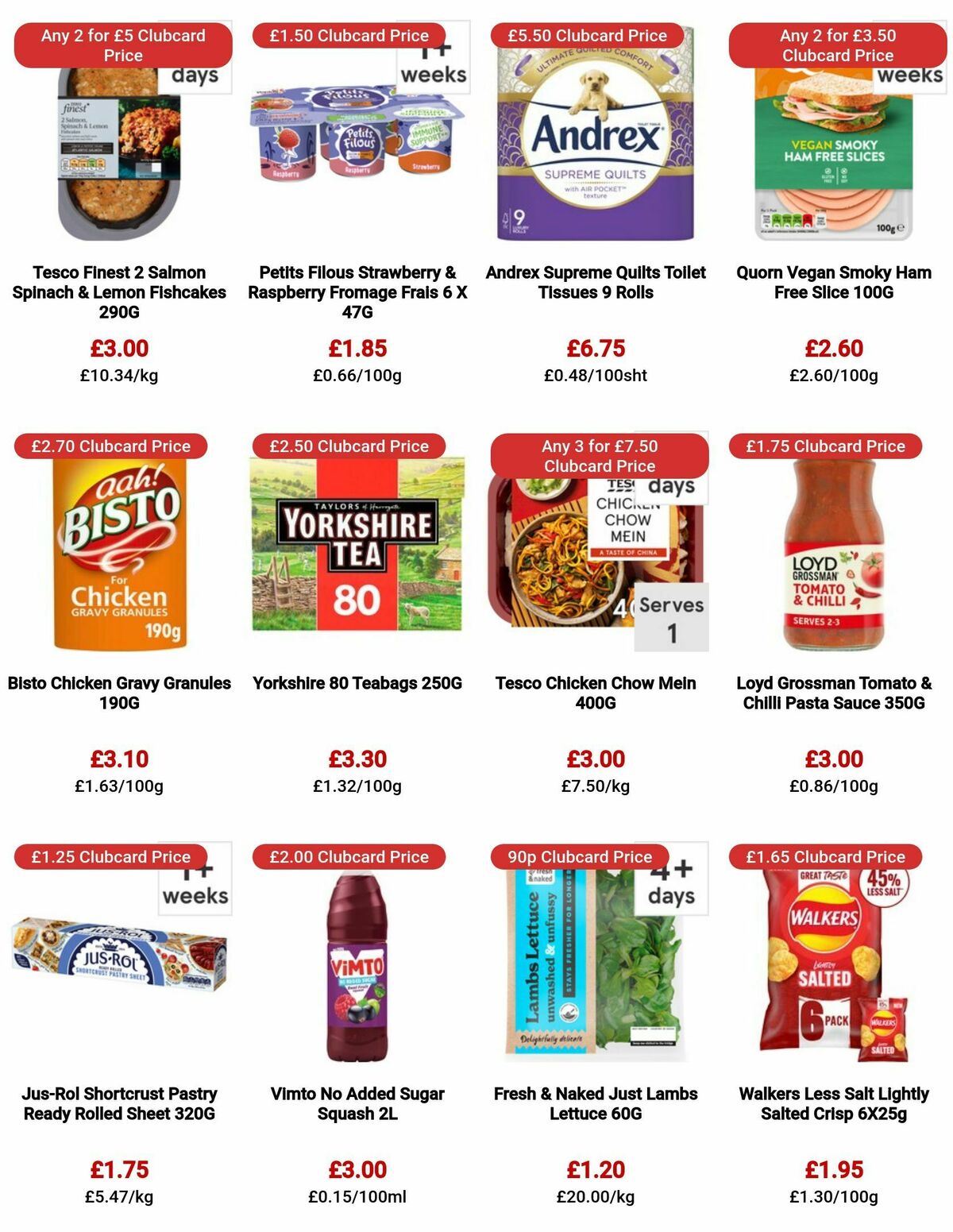 TESCO Offers from 17 August