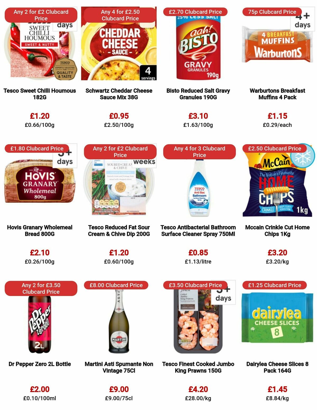 TESCO Offers from 17 August