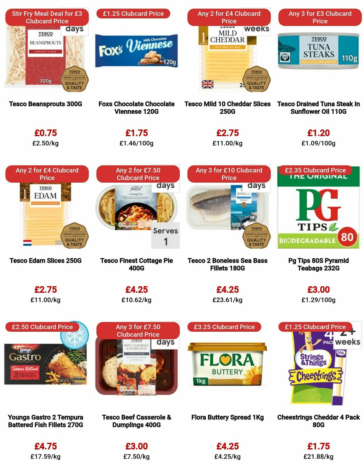 TESCO Offers from 17 August