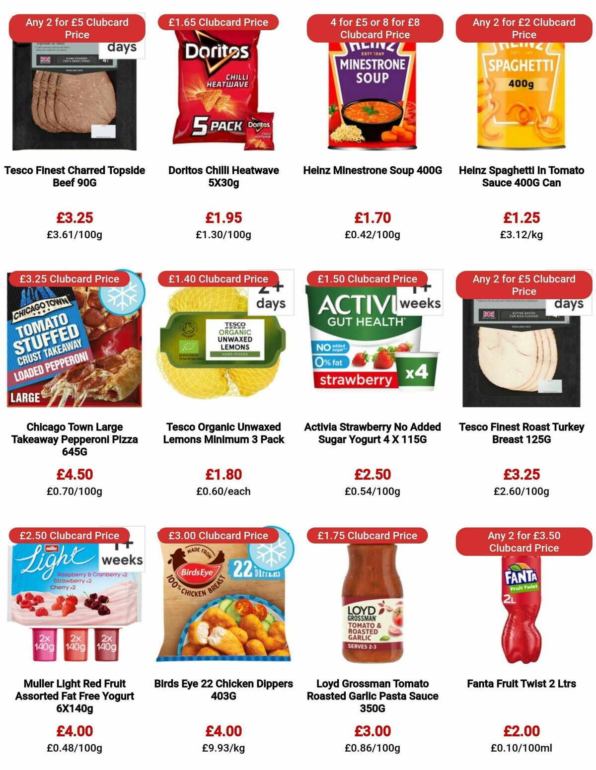 TESCO Offers from 17 August