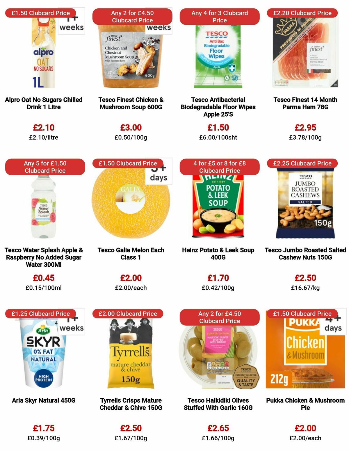 TESCO Offers from 17 August