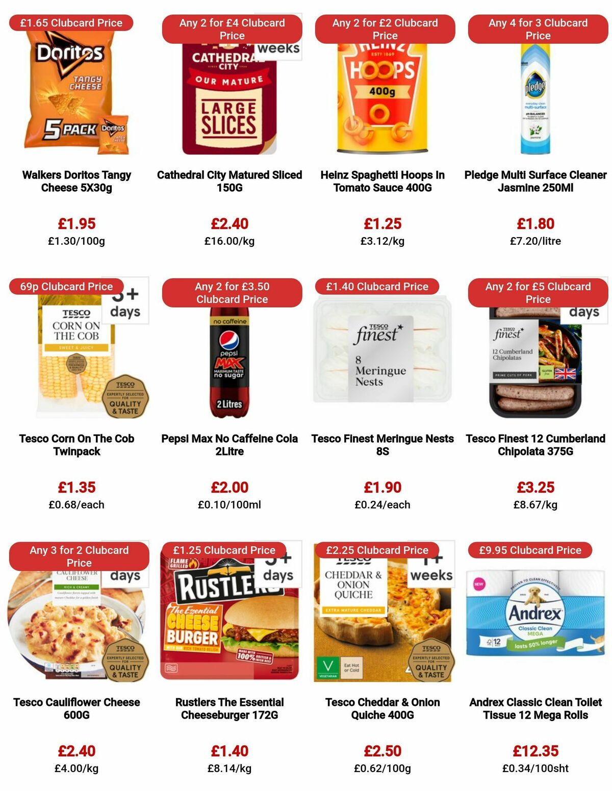 TESCO Offers from 17 August