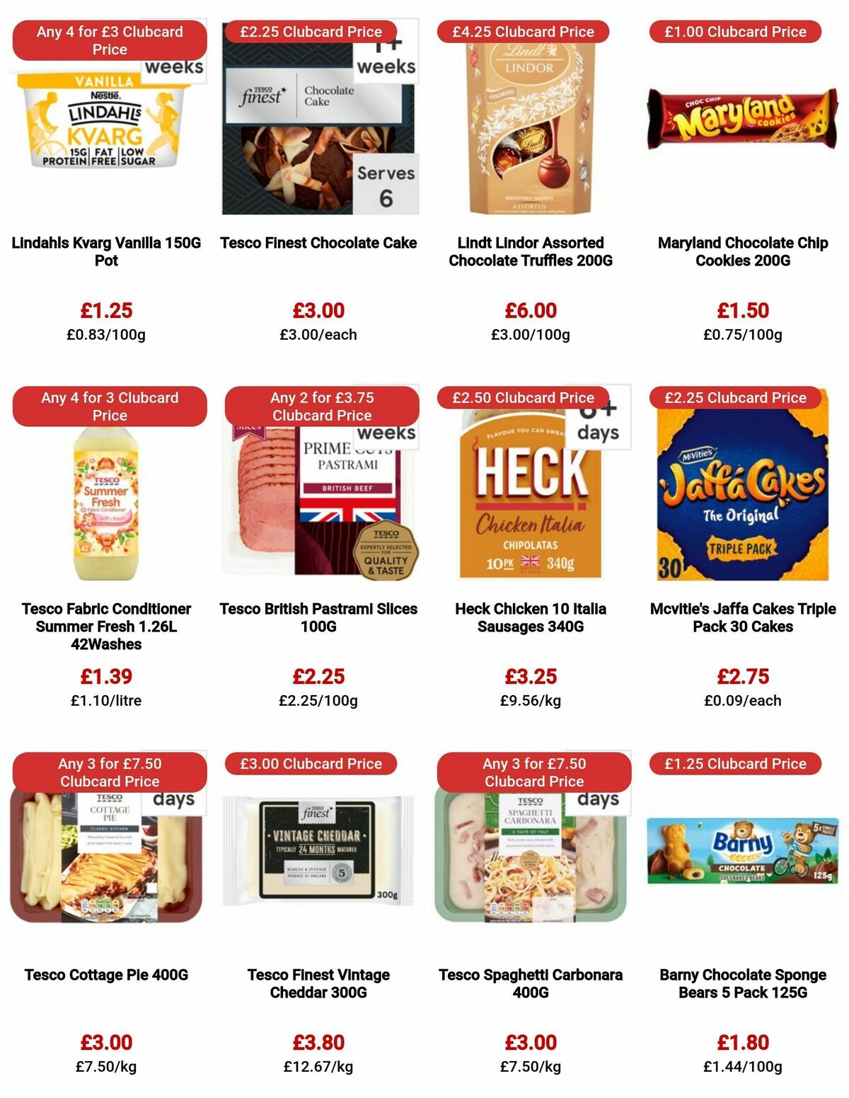 TESCO Offers from 17 August