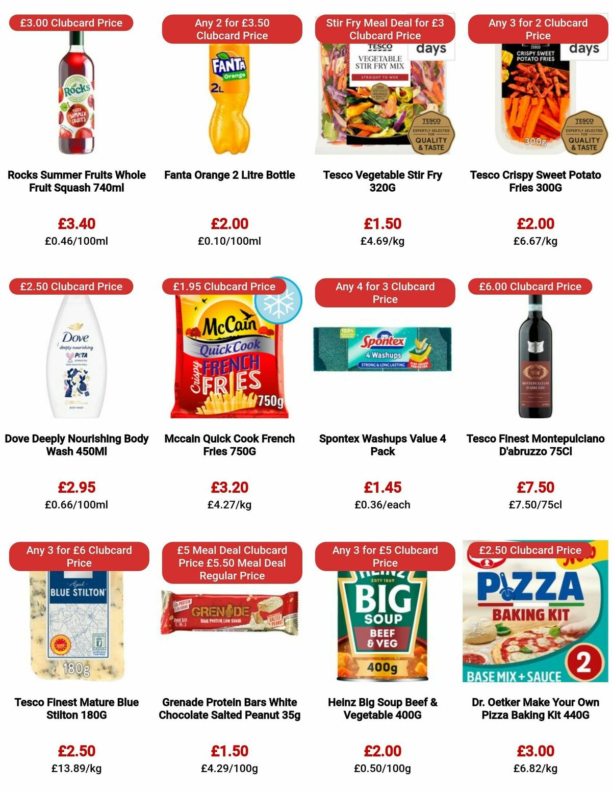 TESCO Offers from 17 August