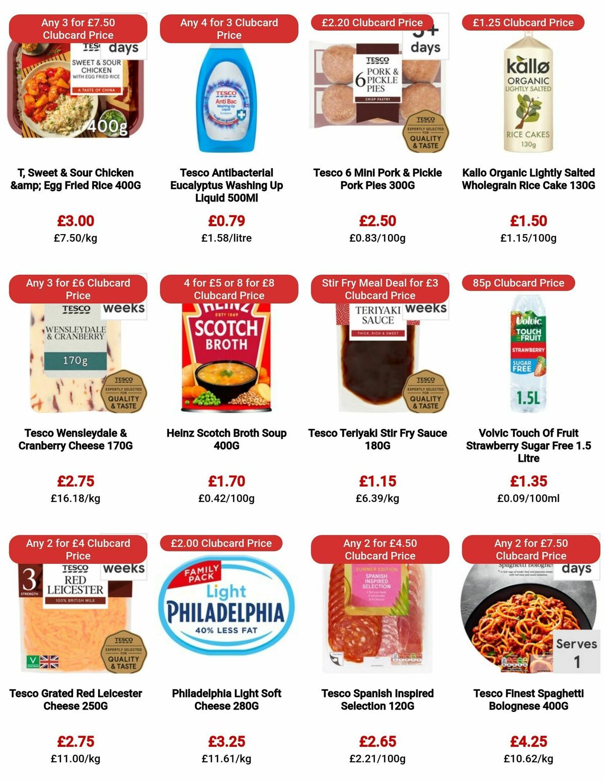 TESCO Offers from 17 August