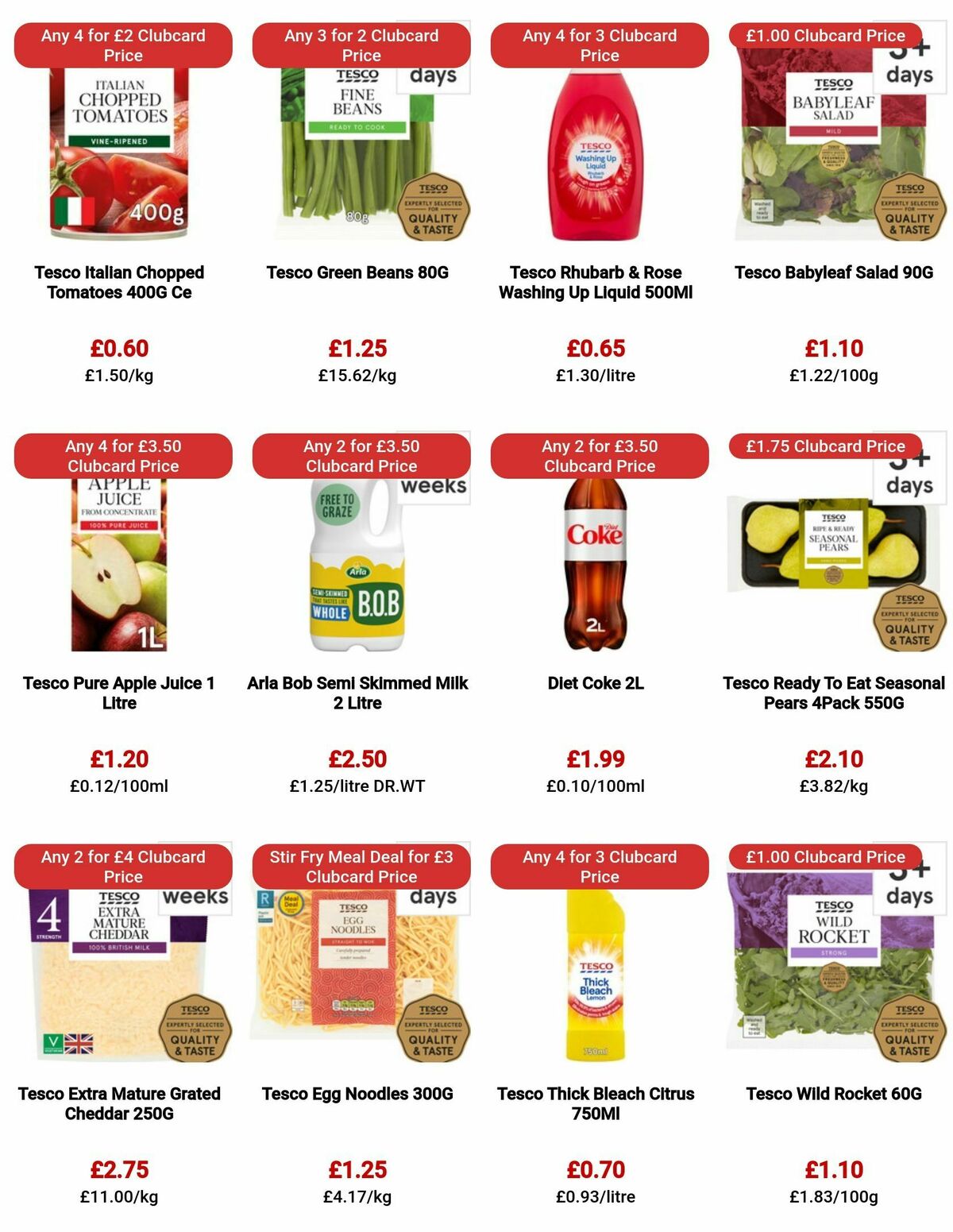 TESCO Offers from 17 August