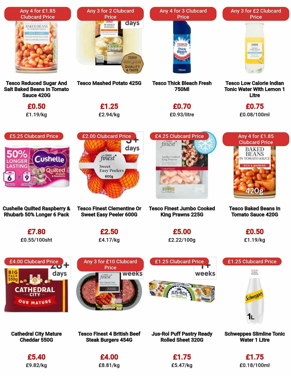TESCO Offers from 17 August