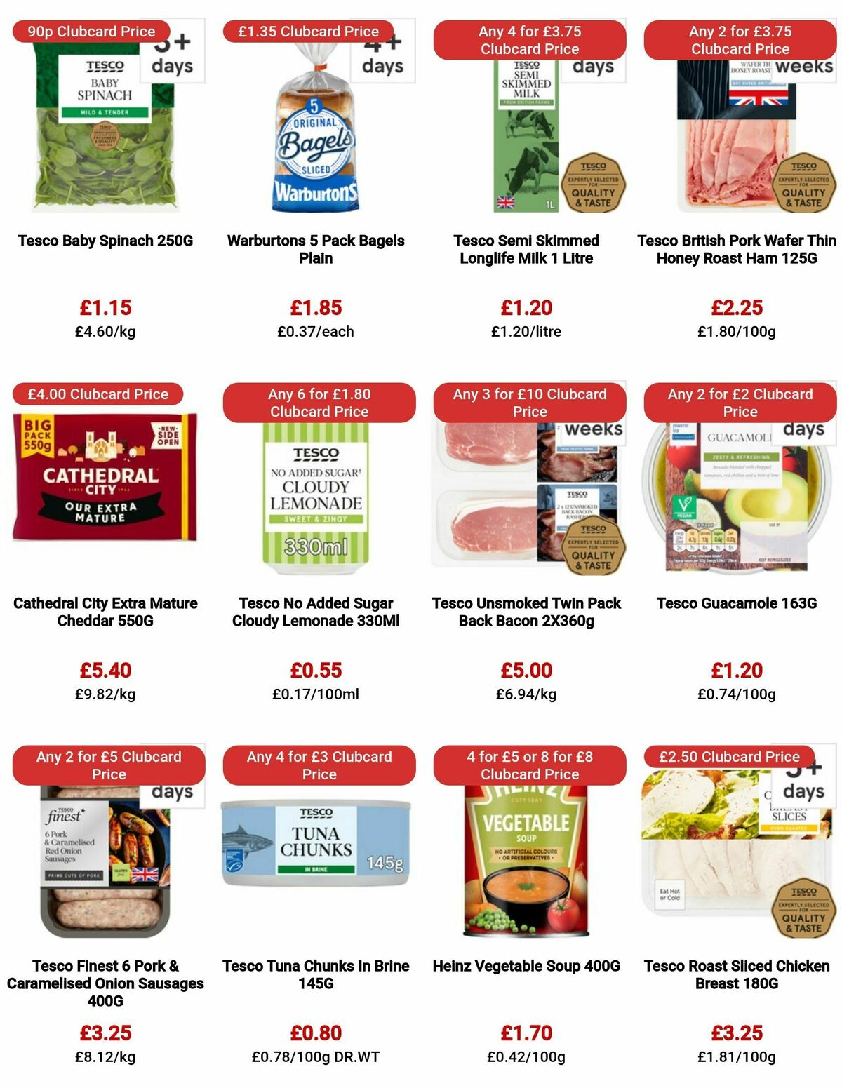 TESCO Offers from 17 August