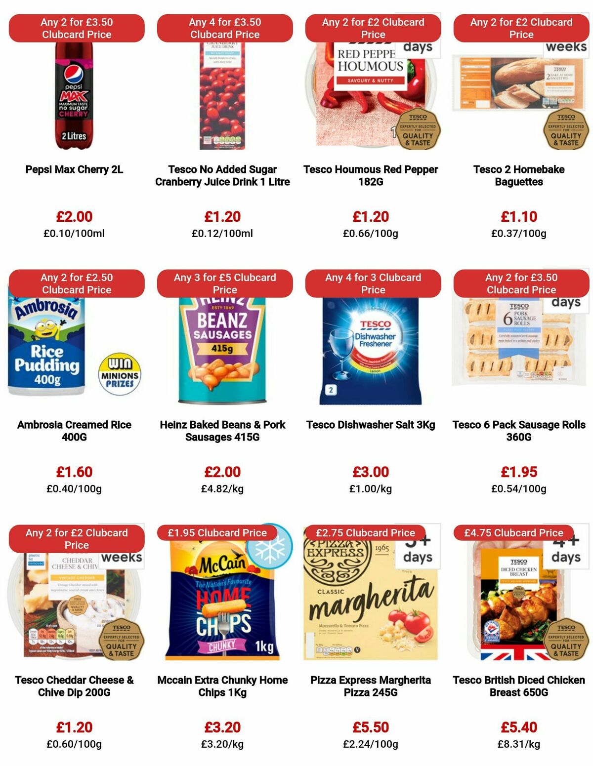 TESCO Offers from 24 August