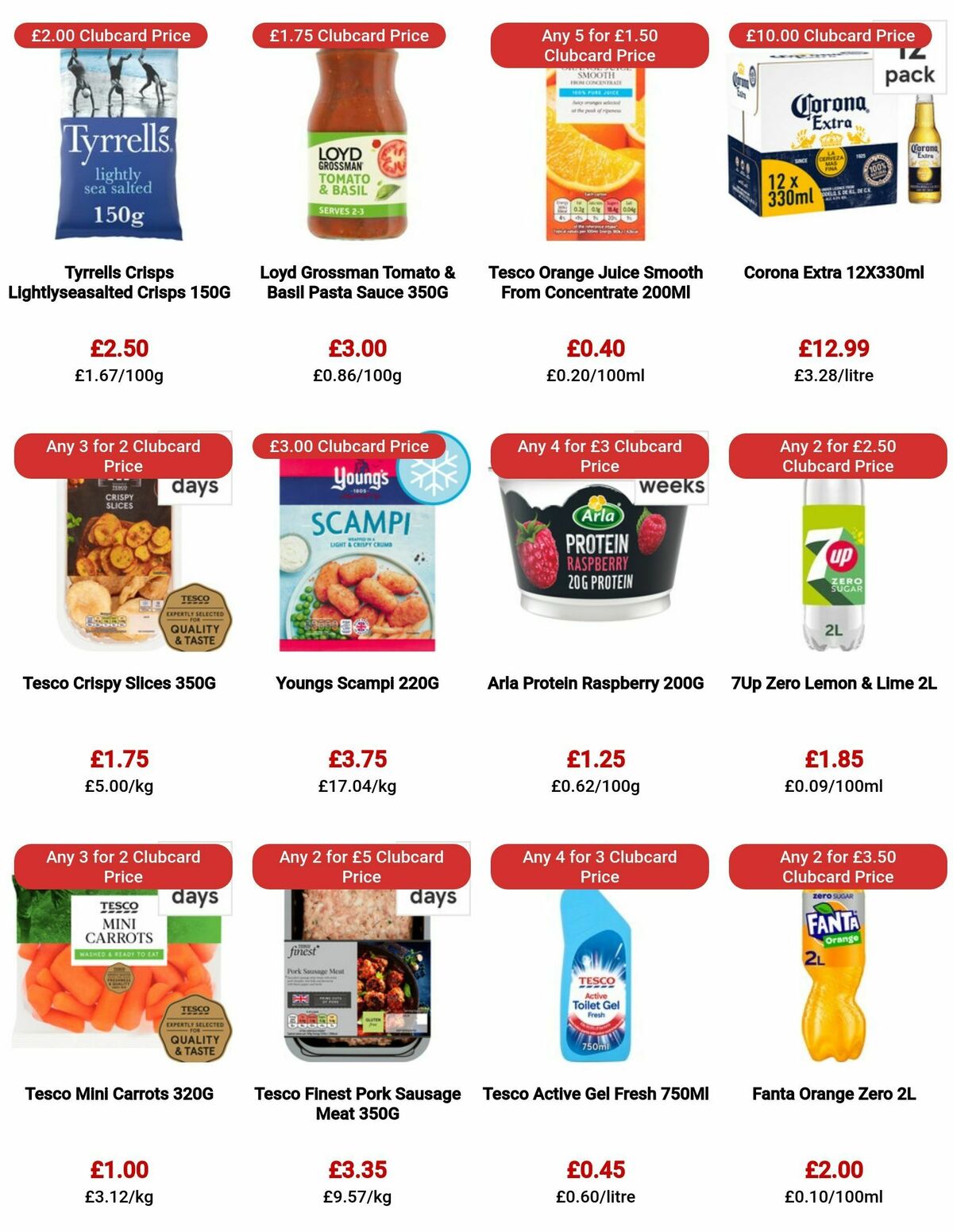 TESCO Offers from 24 August