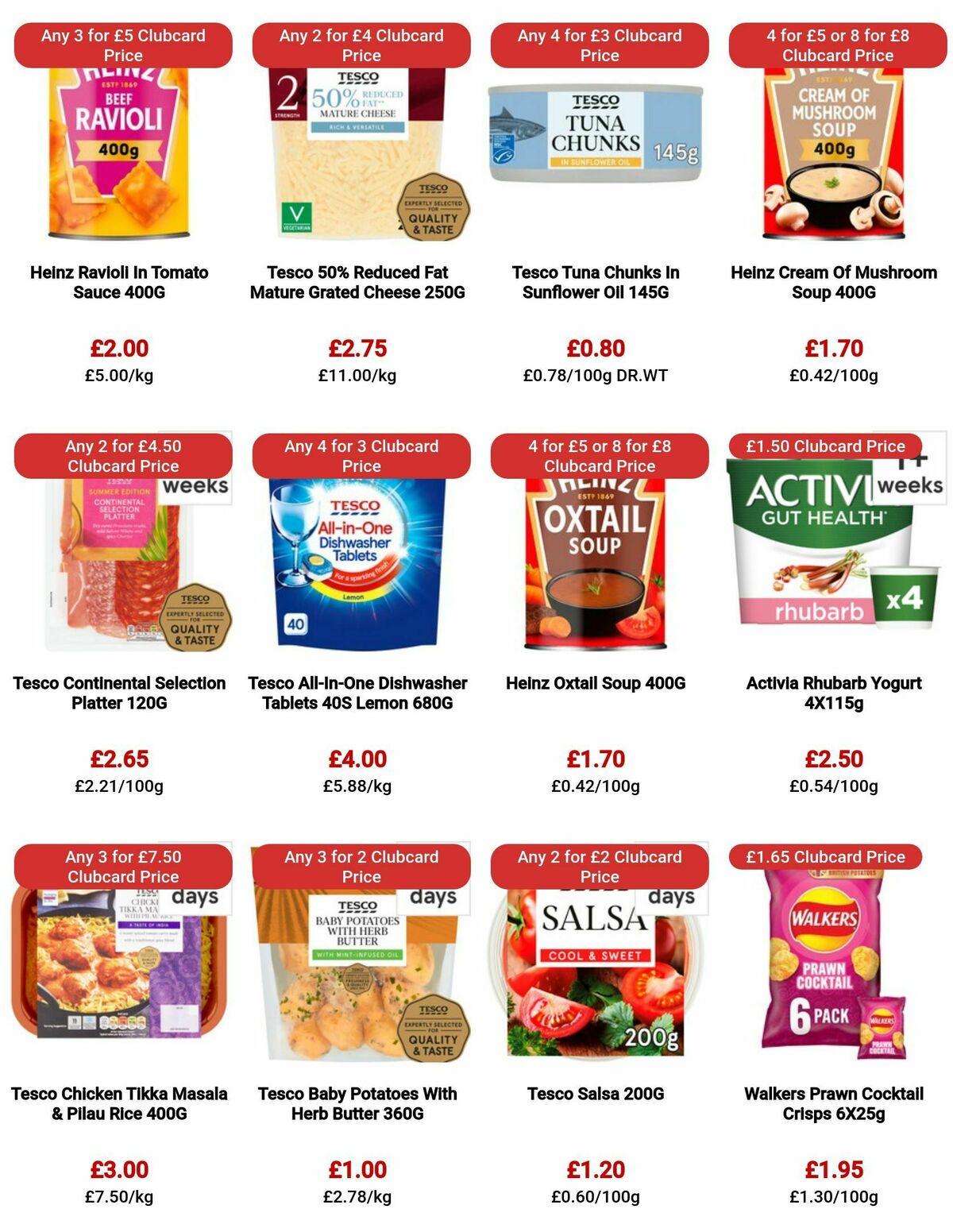TESCO Offers from 24 August
